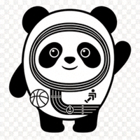 熊猫体育官方Logo - 熊猫图案与中文字体组合